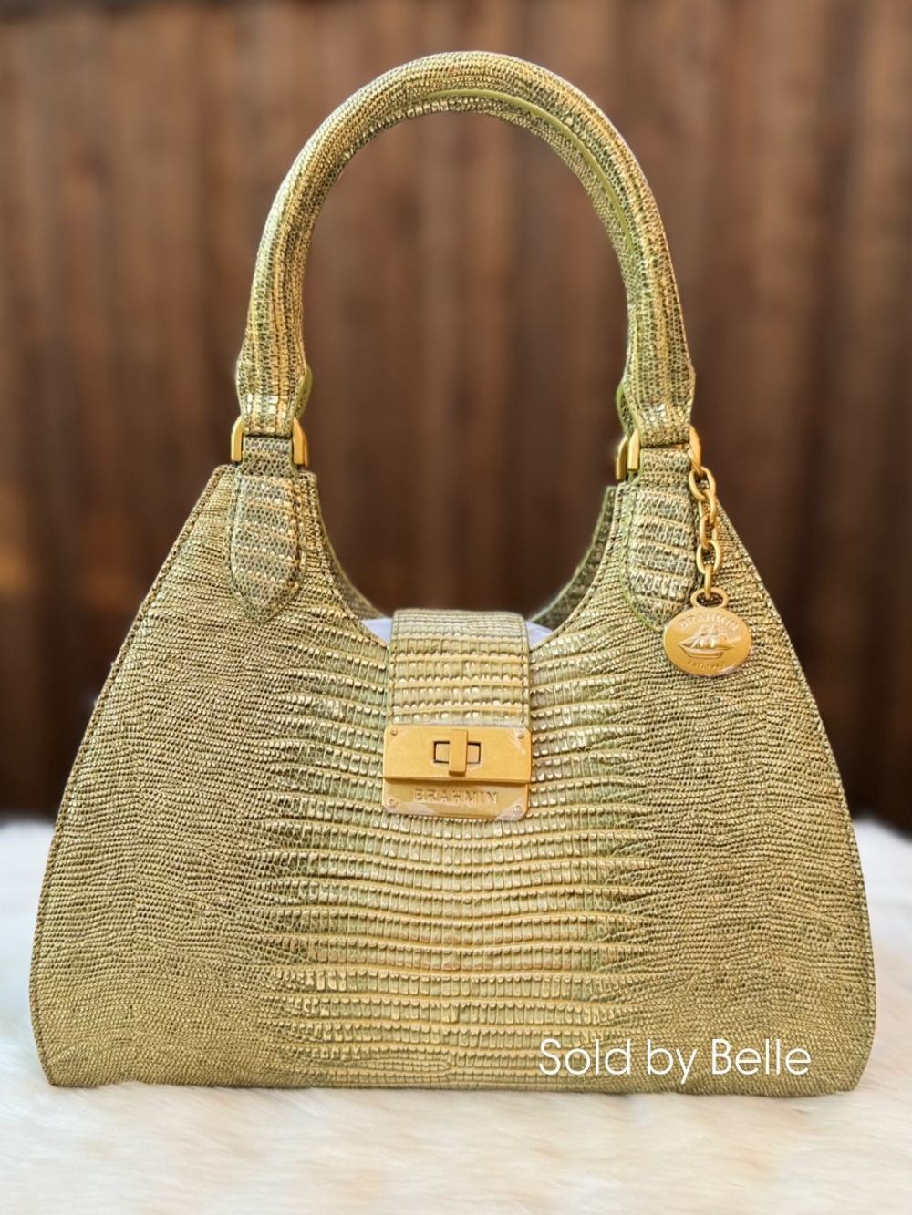 NWT Brahmin Adrian Olive Bachata